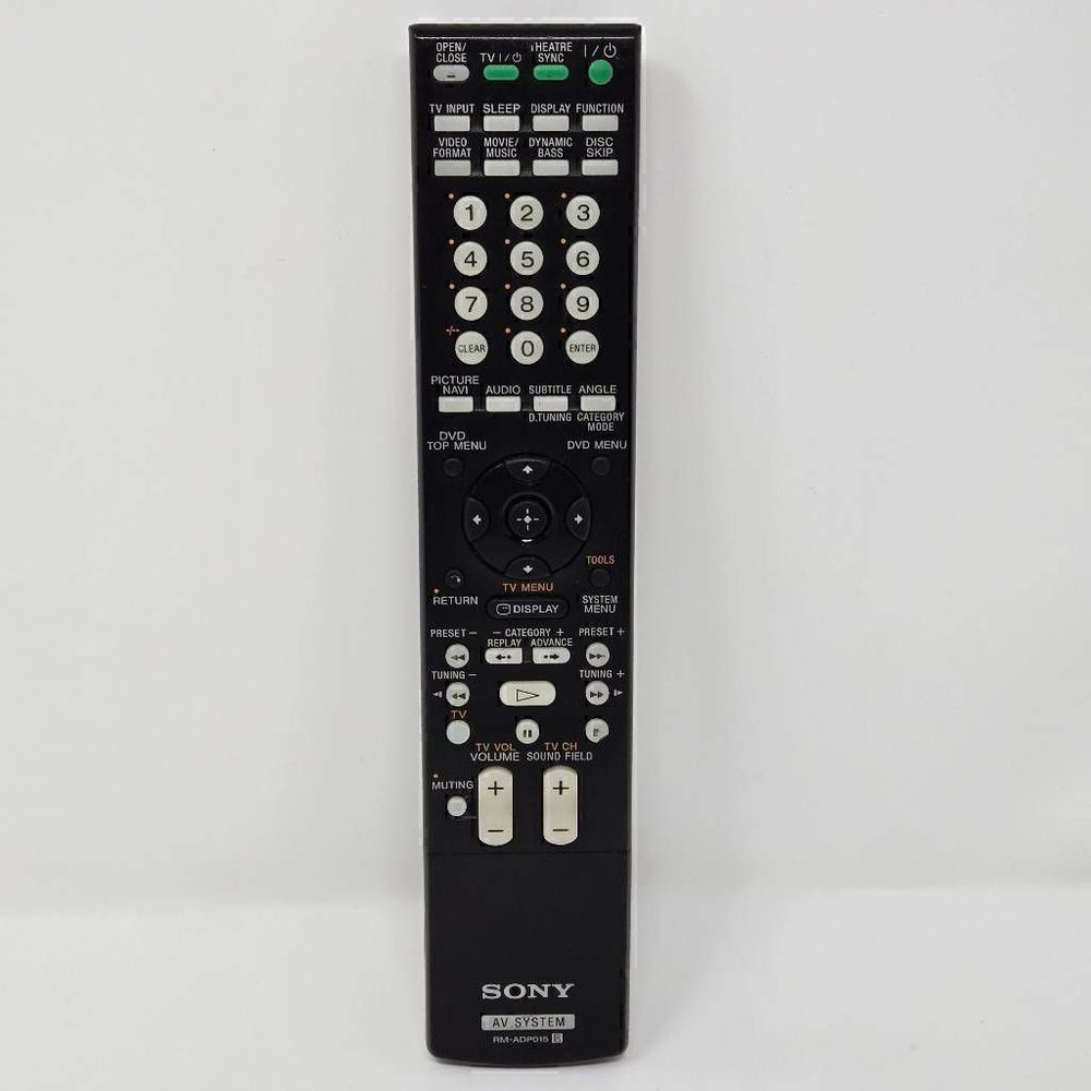GENUINE SONY RM-ADP015 REMOTE CONTROL FOR DAVHDX500, DAVHDX501W, DAVHDX900WDP15